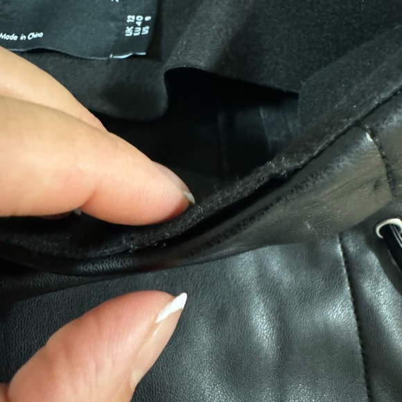 ASOS Faux Leather Skirt and Top Sizes 8, 10 - Picture 4 of 4